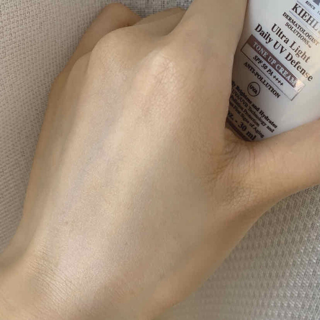 キールズ DS UV ディフェンス トーンアップクリーム/Kiehl's/化粧下地を使ったクチコミ(3枚目)