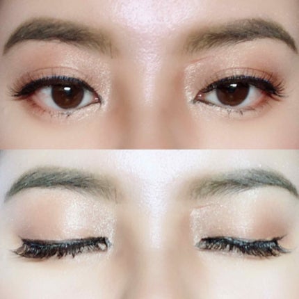 アイラッシュ ニューエアリー/DAISO/つけまつげを使ったクチコミ(2枚目)