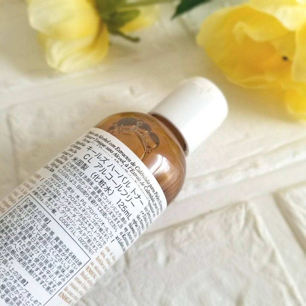 キールズ ハーバル トナー CL アルコールフリー/Kiehl's/化粧水を使ったクチコミ(2枚目)