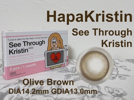 See Through Kristin/Hapa kristin/カラーコンタクトレンズを使ったクチコミ(1枚目)