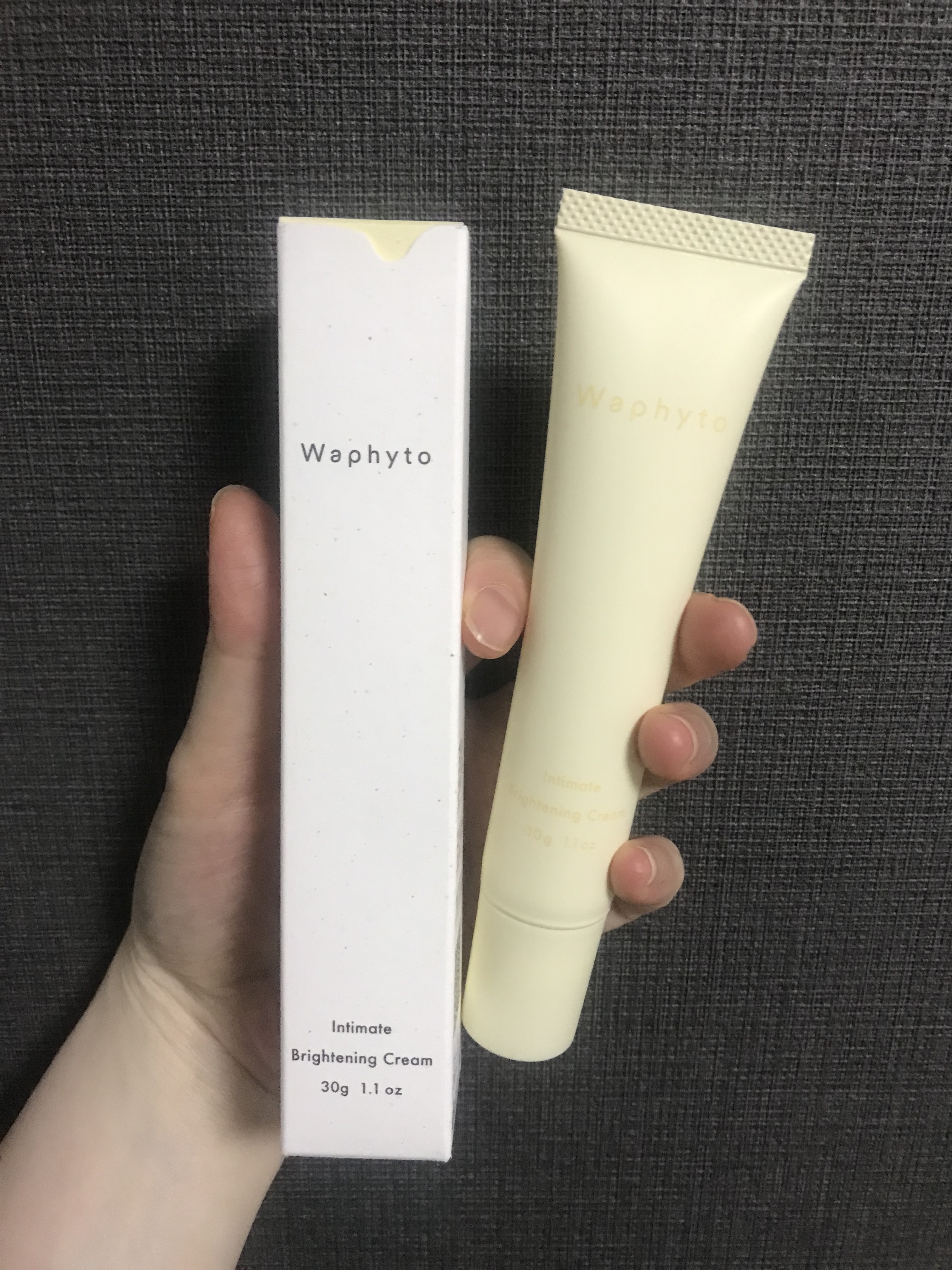 インティメイト ブライトニングクリーム/Waphyto/デリケートゾーンケアを使ったクチコミ（1枚目）