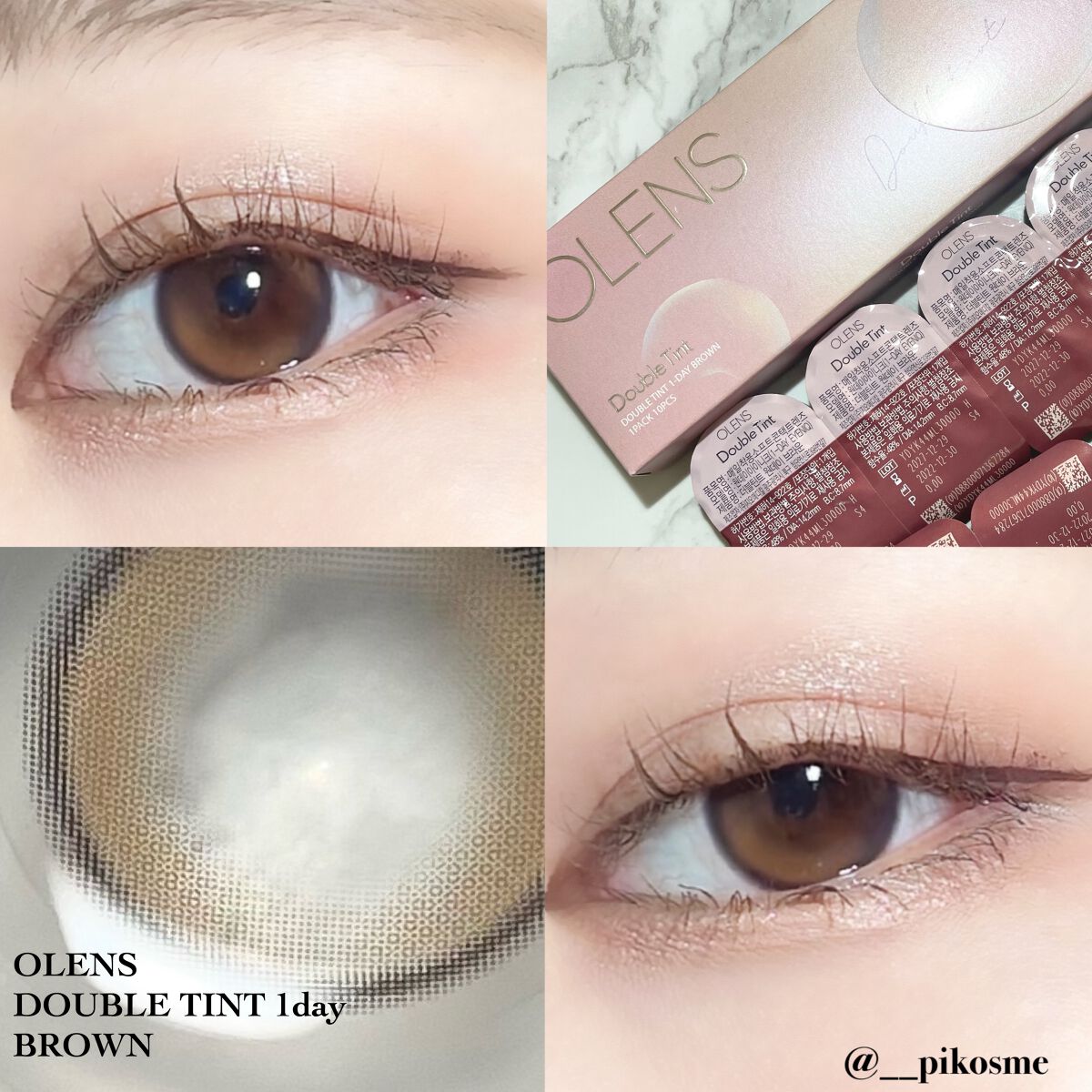 Double Tint 1day/OLENS/カラーコンタクトレンズを使ったクチコミ(1枚目)