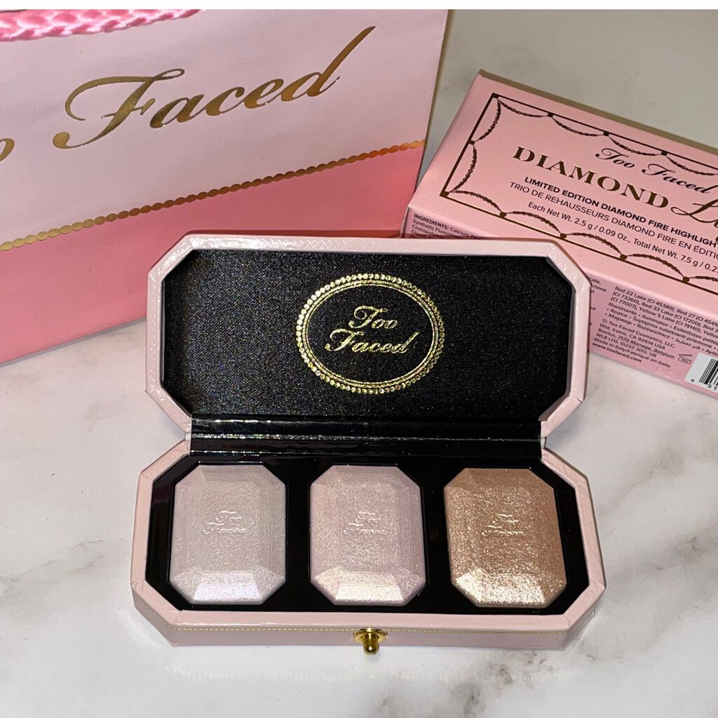 ~ダイヤモンドライト シリーズ~ マルチユース ハイライター トリオ/Too Faced/パウダーハイライトを使ったクチコミ(1枚目)