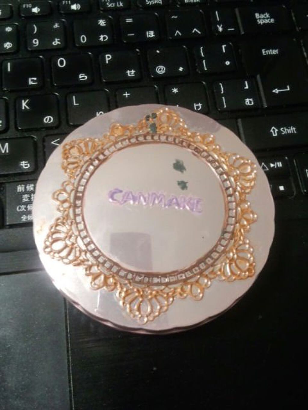 トランスペアレントフィニッシュパウダー PL パールラベンダー/キャンメイク/プレストパウダーを使ったクチコミ（1枚目）