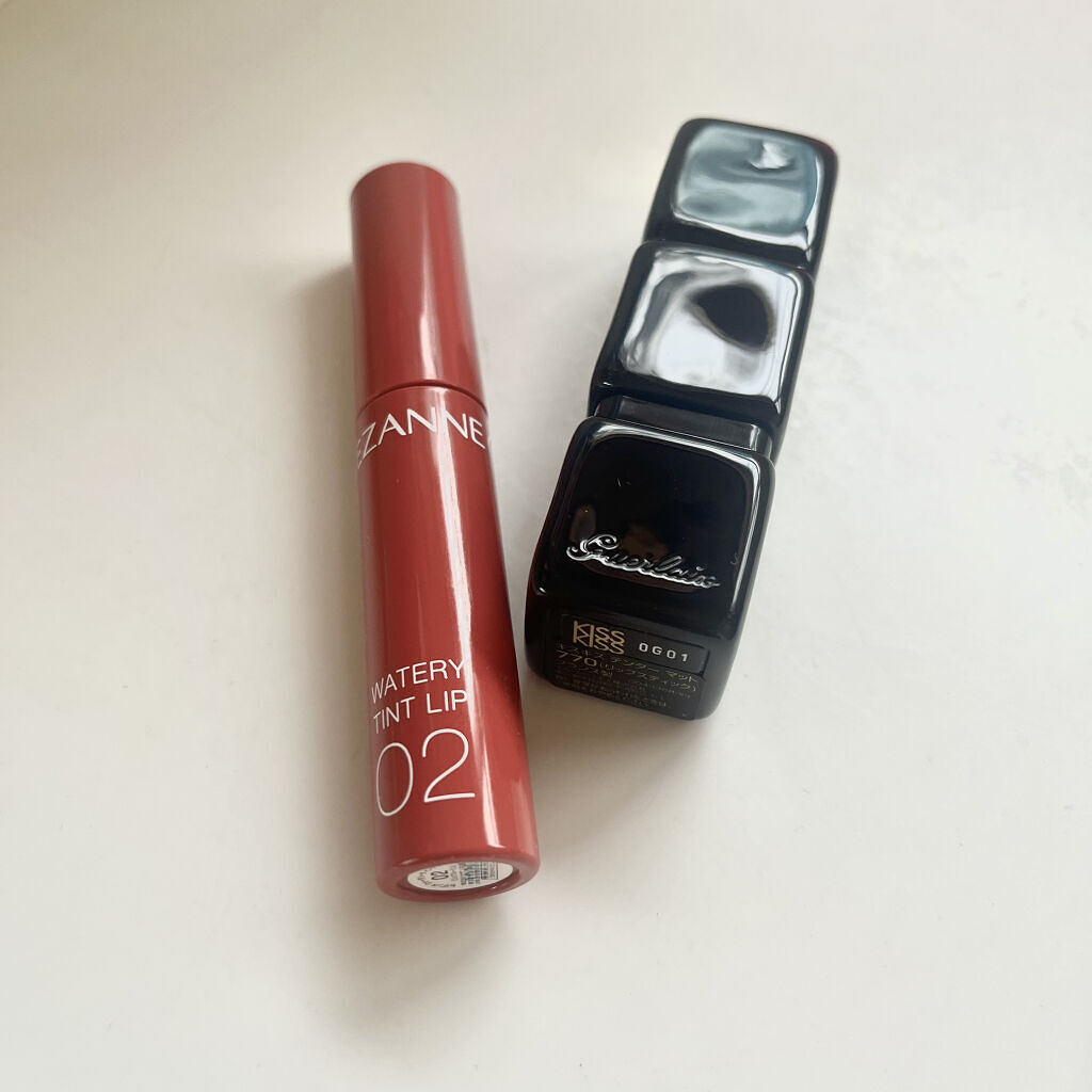 キスキス テンダー マット No.770 DESIRE RED/GUERLAIN/口紅を使ったクチコミ（2枚目）