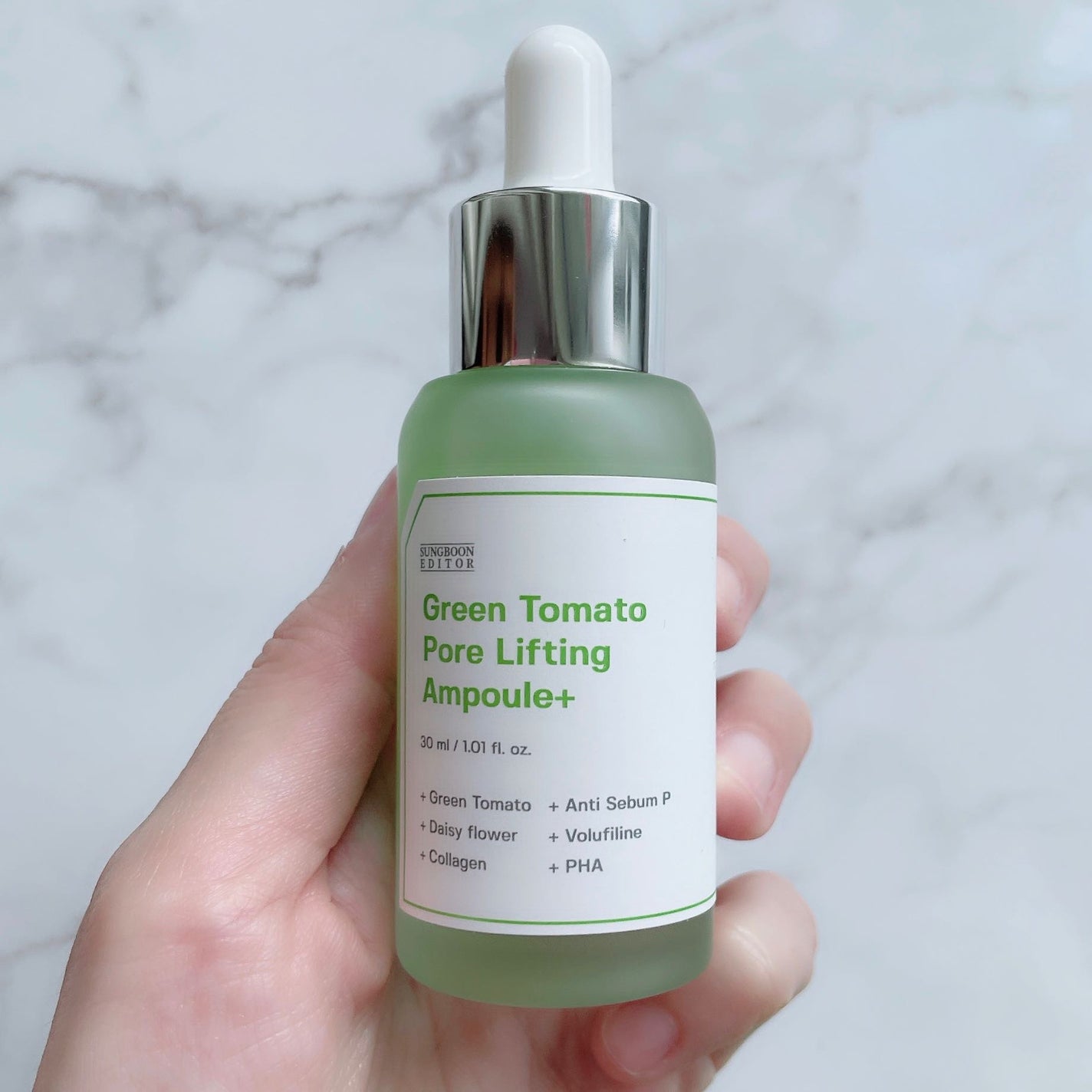 グリーントマトポアリフティングアンプル+/SUNGBOON EDITOR(成分エディター)/美容液を使ったクチコミ(4枚目)