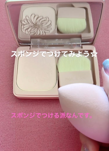 PAUL & JOE BEAUTE ヴェール ファンデーション Nのクチコミ「☆ピンクのファンデが気になりショップでタッチアップして頂いたら、ファンデというよりフェイスパウ.....」（3枚目）