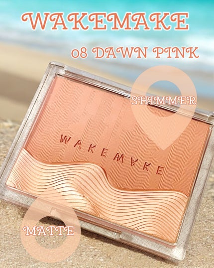 SHEER LAYERING DUAL BLUSHER/wakemake/パウダーチークを使ったクチコミ(2枚目)