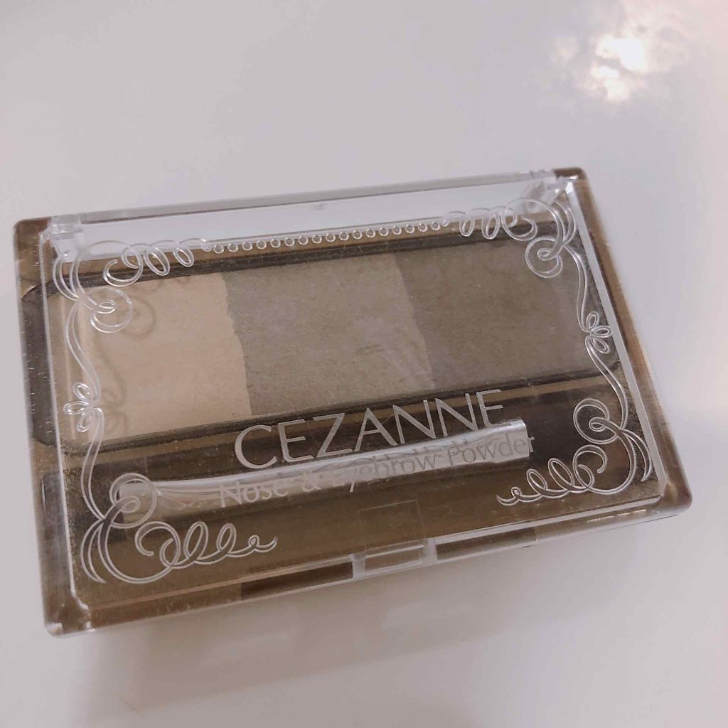 ノーズ＆アイブロウパウダー/CEZANNE/パウダーアイブロウを使ったクチコミ（1枚目）
