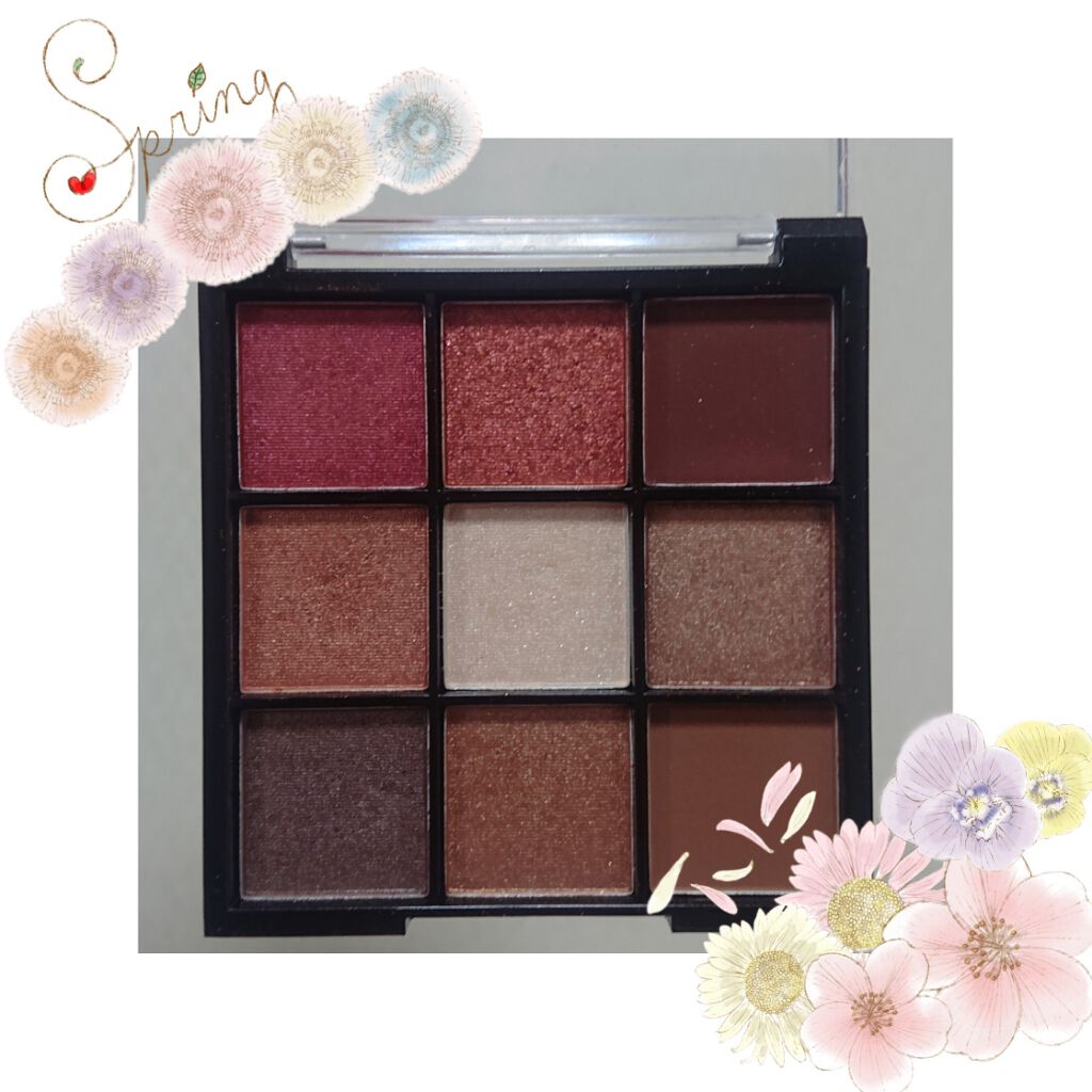 UR GLAM BLOOMING EYE COLOR PALETTE/U R GLAM/アイシャドウパレットを使ったクチコミ(1枚目)
