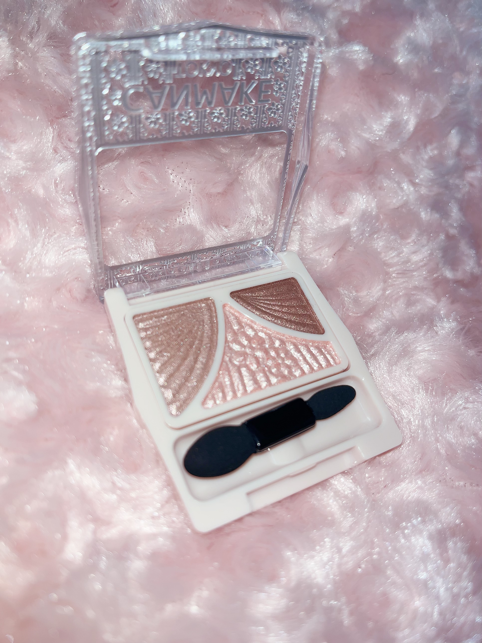 ジューシーピュアアイズ 11 ストロベリーココア/キャンメイク/アイシャドウパレットを使ったクチコミ（3枚目）