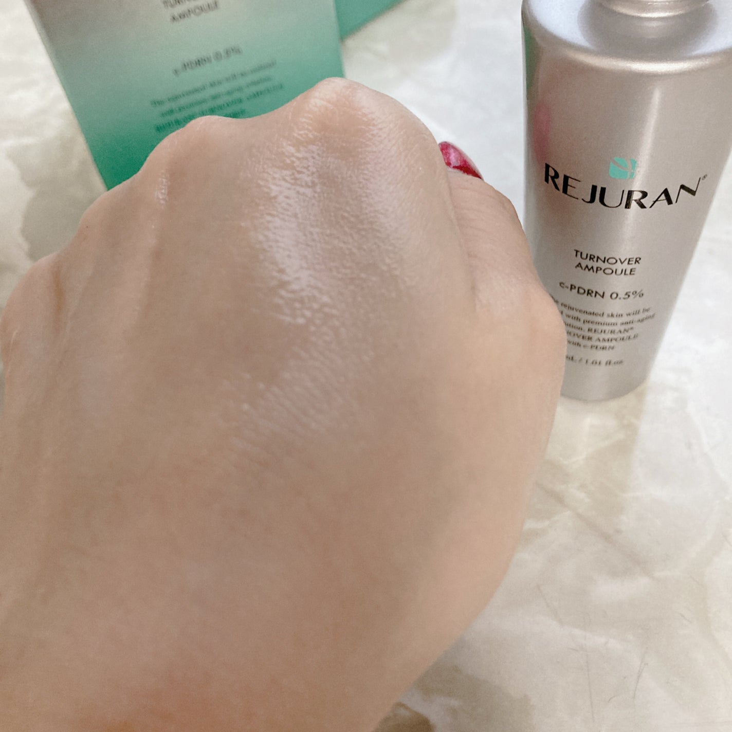 REJURAN ターンオーバーアンプル 30ml/REJURAN COSMETICS/美容液を使ったクチコミ(4枚目)