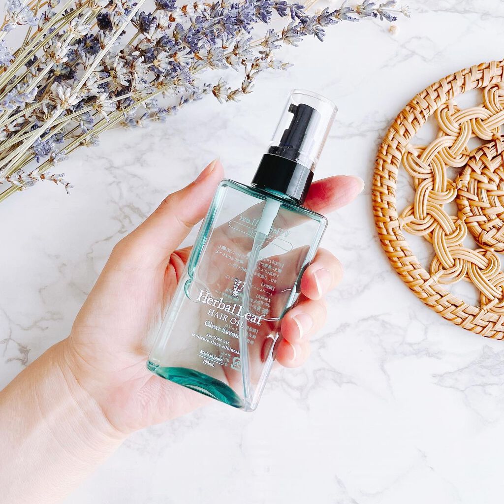 オーガニックヘアオイル クリアサボンの香り/ハーバルリーフ/アウトバストリートメントを使ったクチコミ(2枚目)