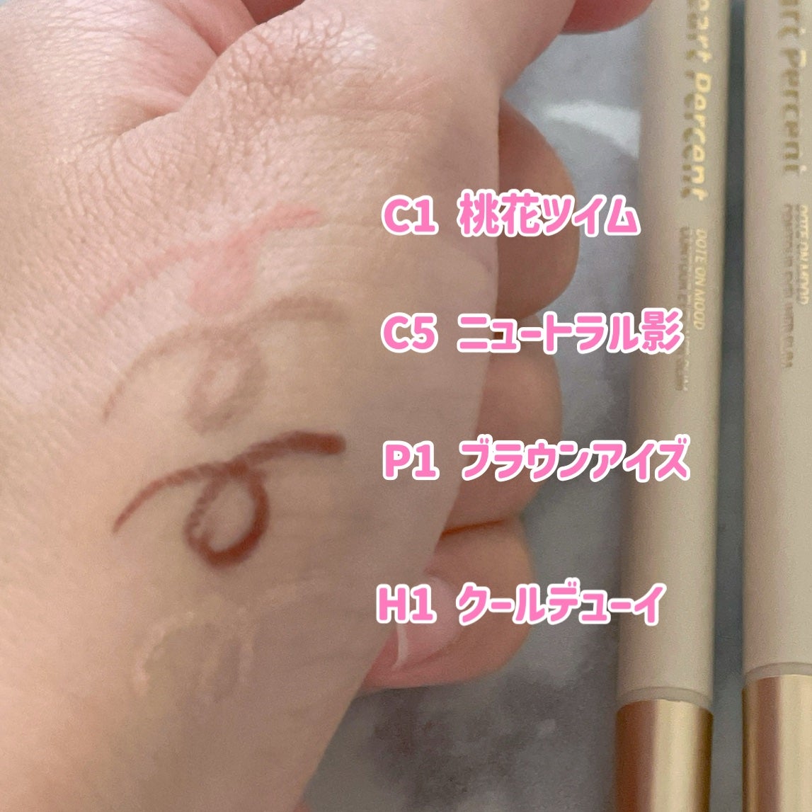 ドットオンムードコントゥアアイライナースリム/Heart Percent/ジェルアイライナーを使ったクチコミ(3枚目)