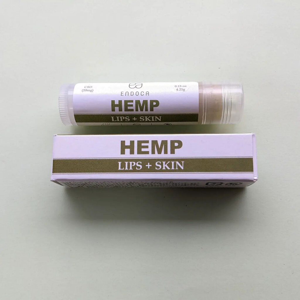 CBD Lips + Skin 20mg CBD/ENDOCA/リップクリームを使ったクチコミ（1枚目）