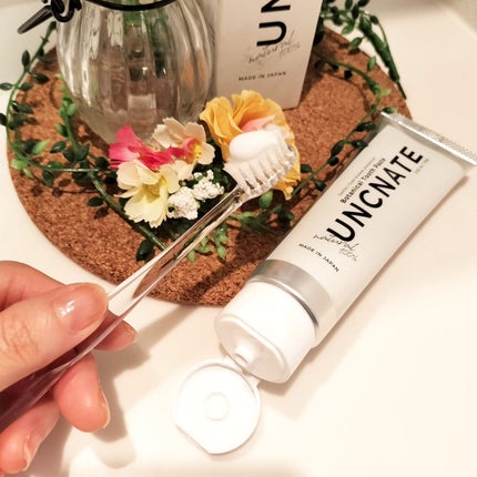 薬用ボタニカルトゥースペースト/UNCNATE/歯磨き粉を使ったクチコミ(4枚目)