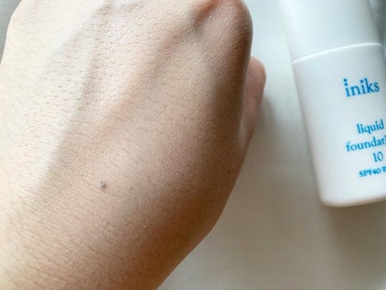 リキッド ファンデーション/iniks/リキッドファンデーションを使ったクチコミ(3枚目)