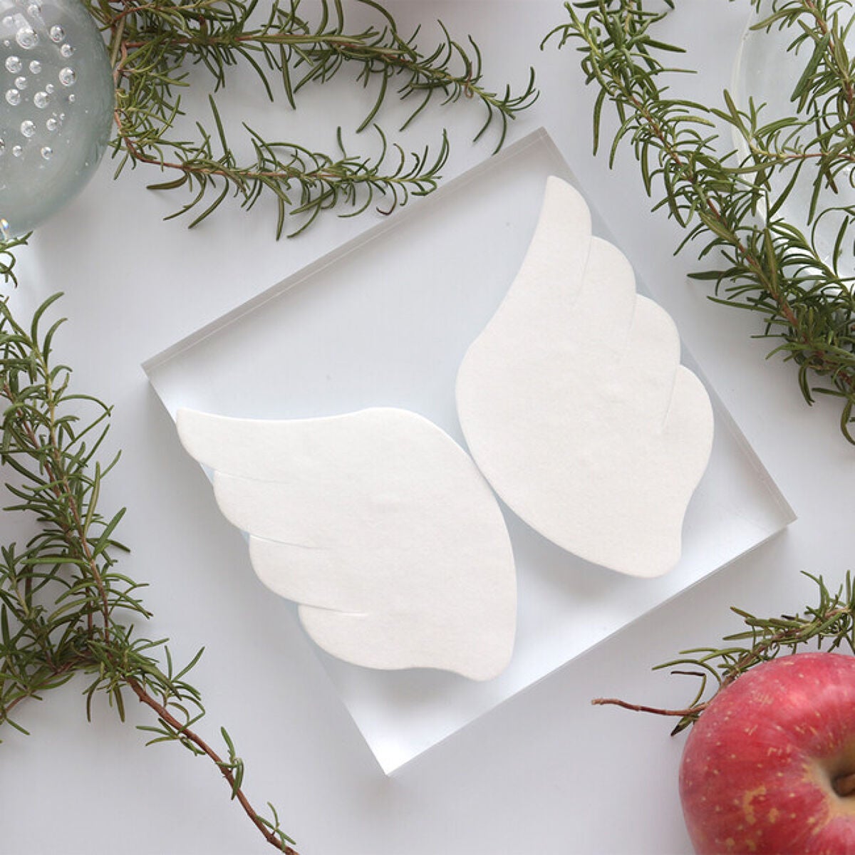 羽型クリームシートパック 天使のほっぺ