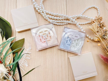 トリニタス グロウ パウダー/Visée/ルースパウダーを使ったクチコミ(2枚目)