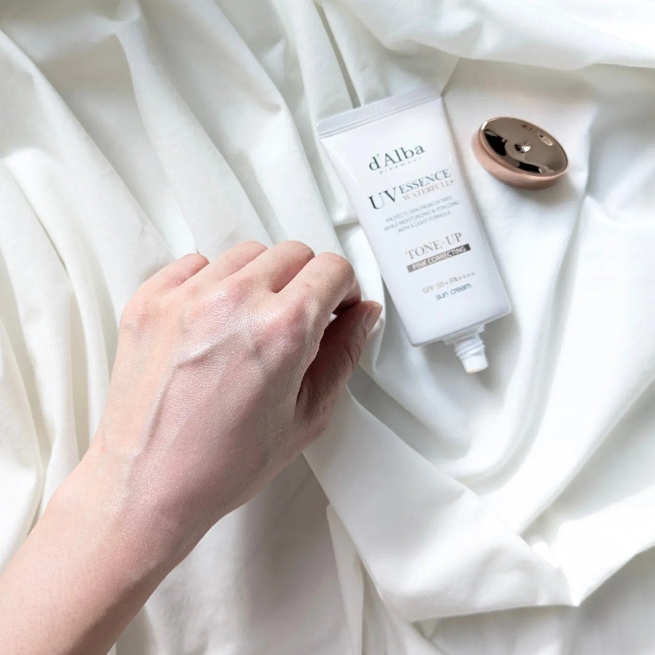 ウォータフルトーンアップサンクリーム/ダルバ/日焼け止めクリームを使ったクチコミ(6枚目)