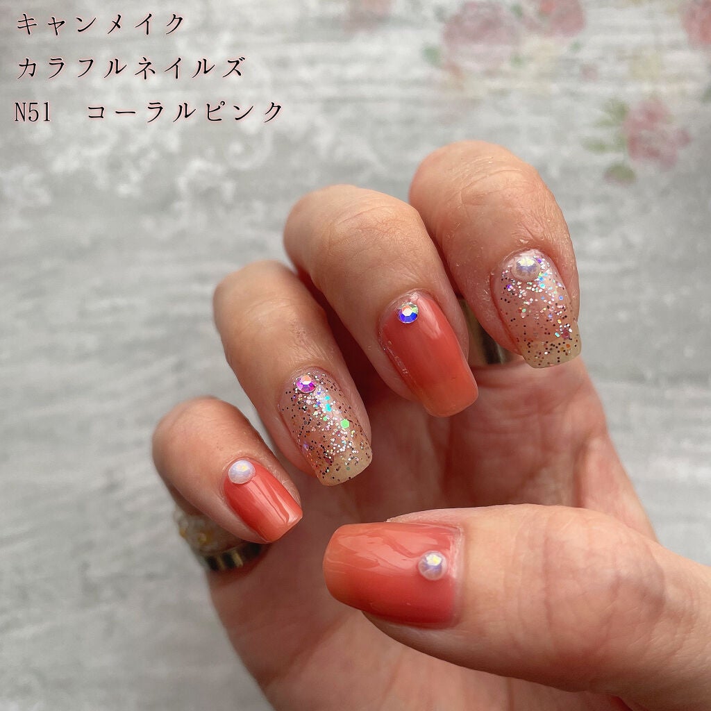 カラフルネイルズ/キャンメイク/マニキュアを使ったクチコミ(7枚目)
