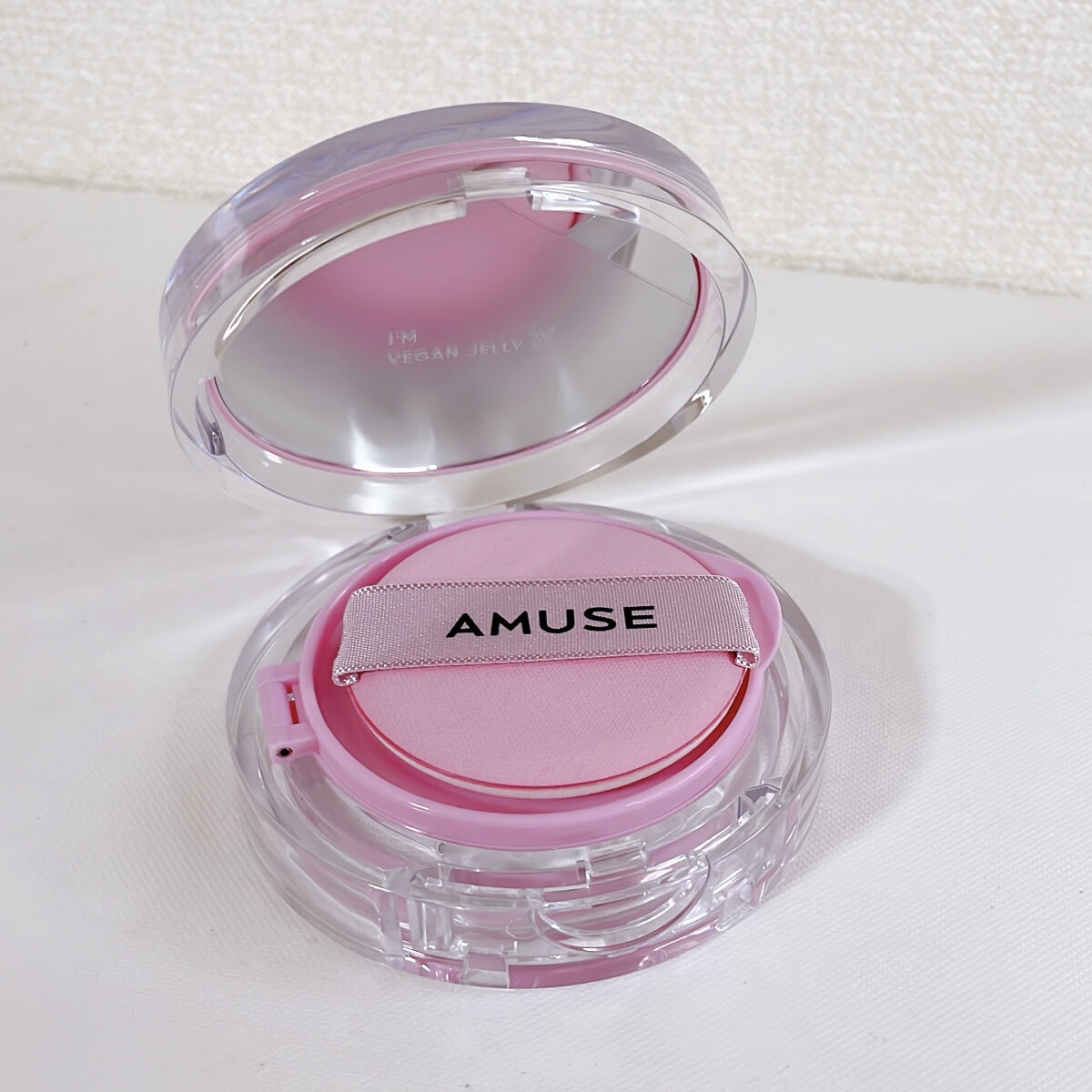 京ムラサキエディション デュージェリーヴィーガンクッション　01ピュア/AMUSE/メイクアップキットを使ったクチコミ（2枚目）