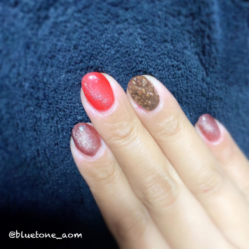 ジェルネイル（ライト対応）/セリア/ジェルネイルを使ったクチコミ（3枚目）