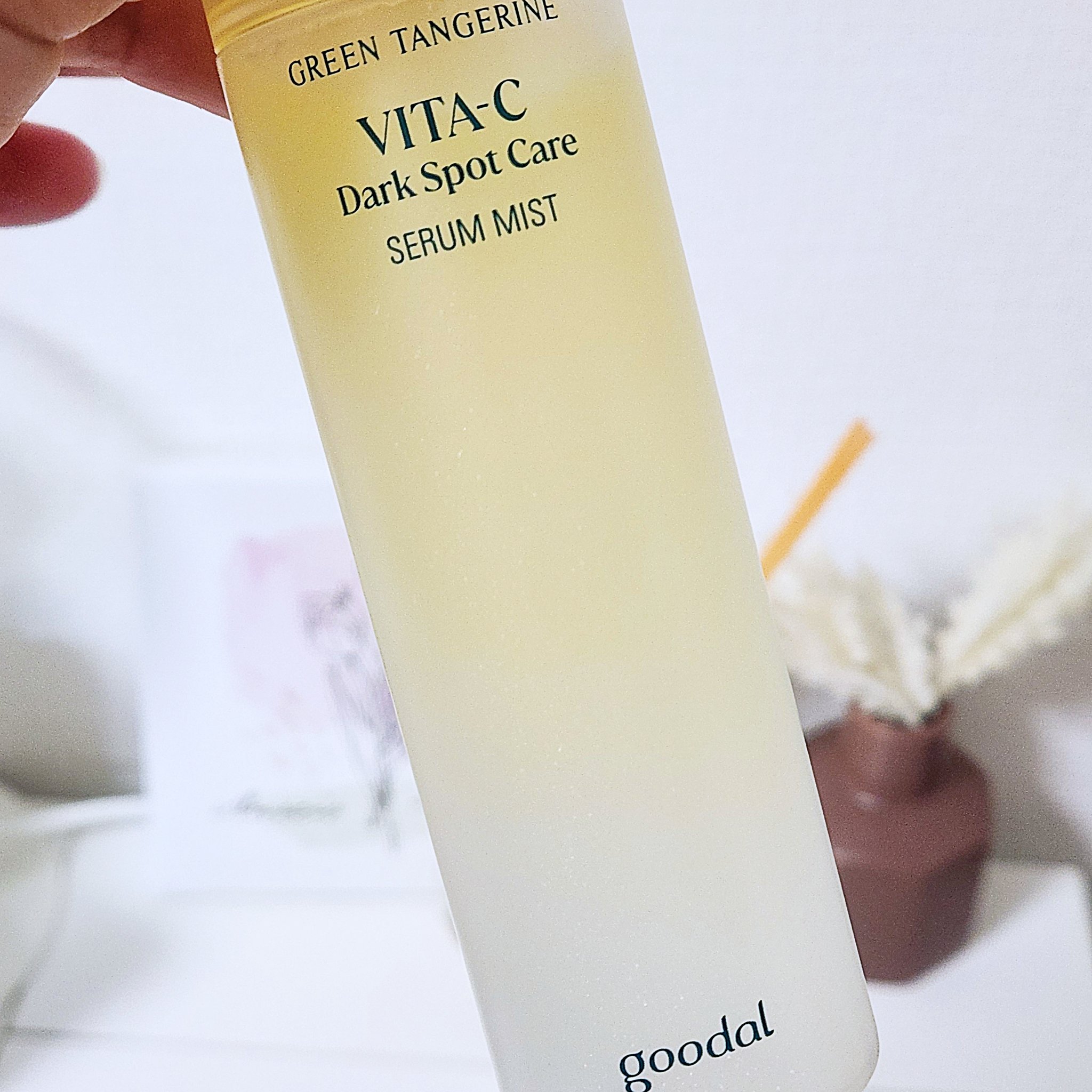グリーンタンジェリンビタC セラムミスト/goodal/ミスト状化粧水を使ったクチコミ（3枚目）