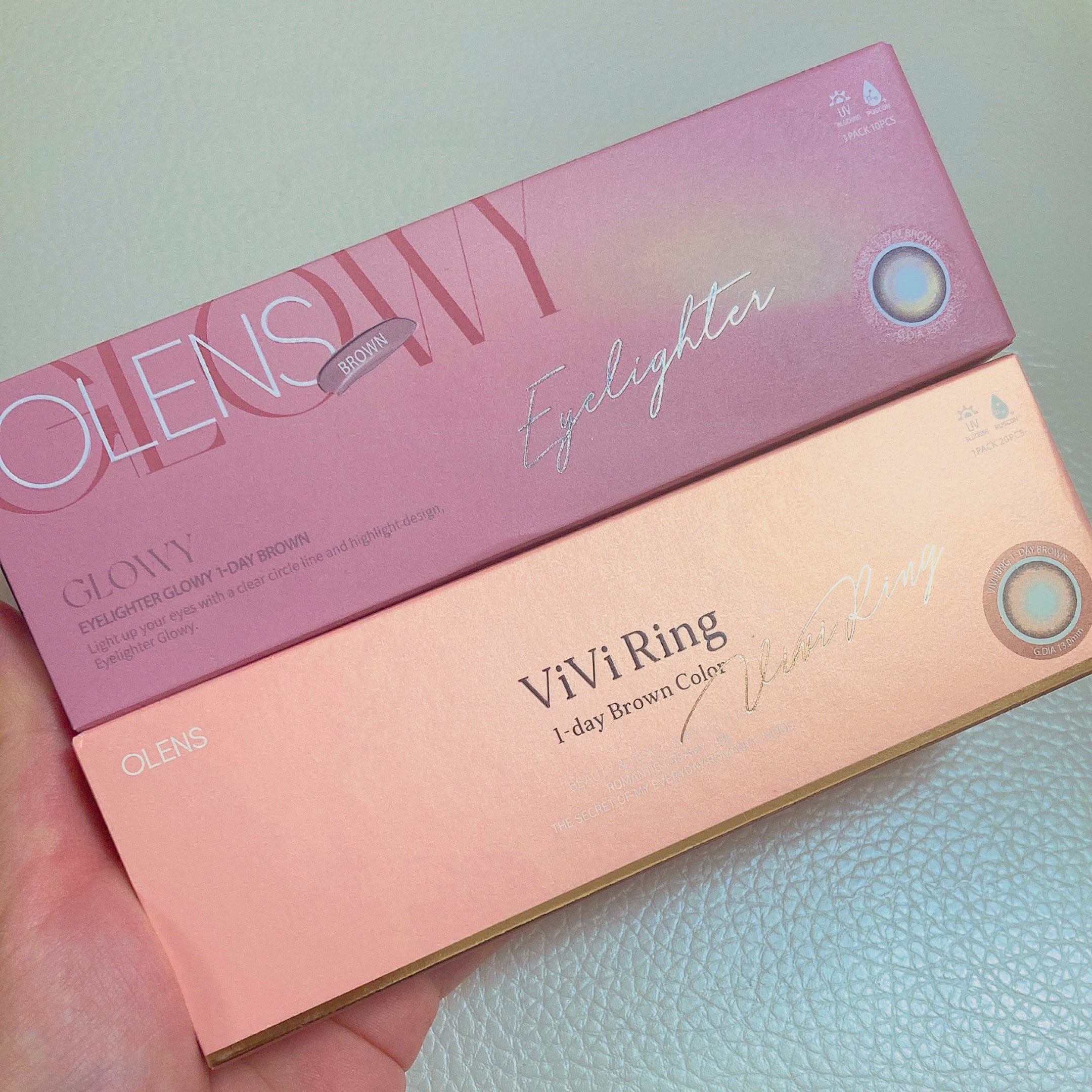 ViVi Ring 1day/OLENS/ワンデー（１DAY）カラコンを使ったクチコミ（2枚目）