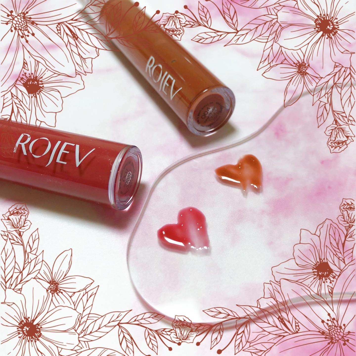 LIP PLUMPER GLAZE TINT/ROJEV/口紅を使ったクチコミ（2枚目）