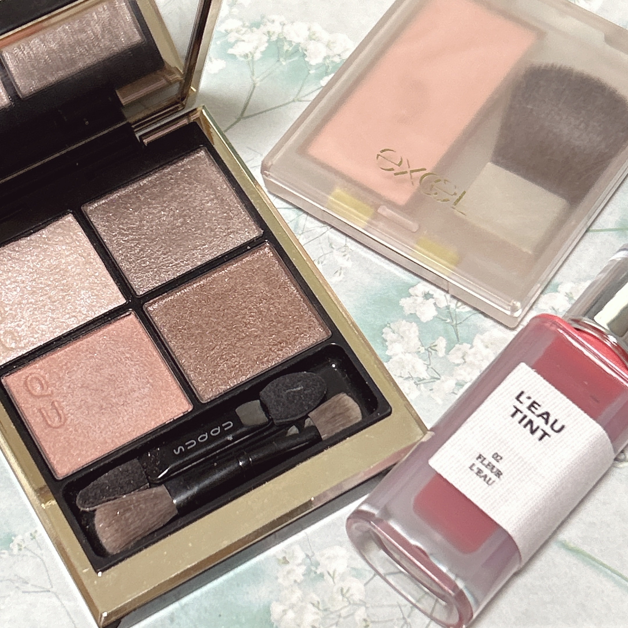 シームレストーン ブラッシュ/excel/パウダーチークを使ったクチコミ（1枚目）