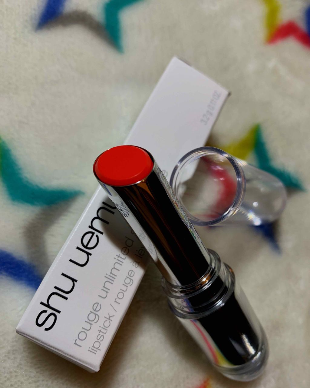 ルージュ アンリミテッド/shu uemura/口紅を使ったクチコミ（1枚目）