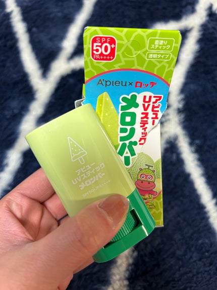 アピュー ジューシーパン UVスティック(スイカバー/メロンバー)/A’pieu/日焼け止めスティックを使ったクチコミ(1枚目)