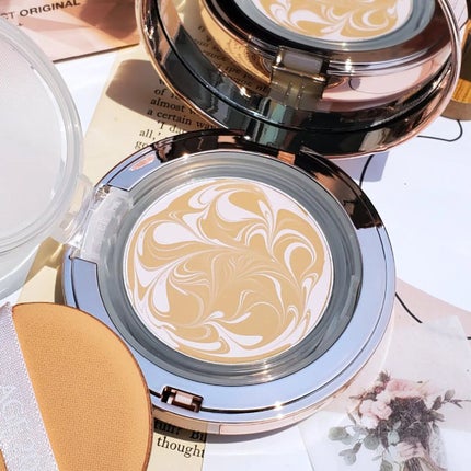 ORIGINAL ESSENCE COVER PACT ピンクラテ(21号)/AGE20’s/クッションファンデーションを使ったクチコミ(3枚目)