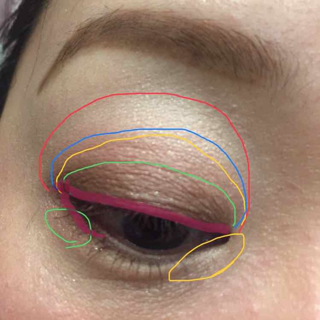 キングダム ジェルアイライナー ピンクバーガンディ/キングダム/ジェルアイライナーを使ったクチコミ(2枚目)