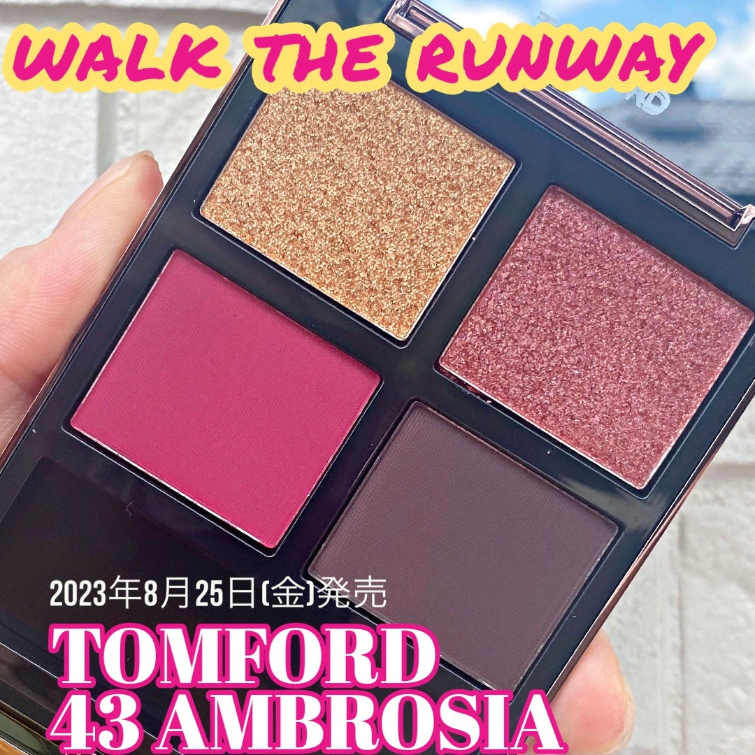 アイ カラー クォード/TOM FORD BEAUTY/アイシャドウパレットを使ったクチコミ(1枚目)