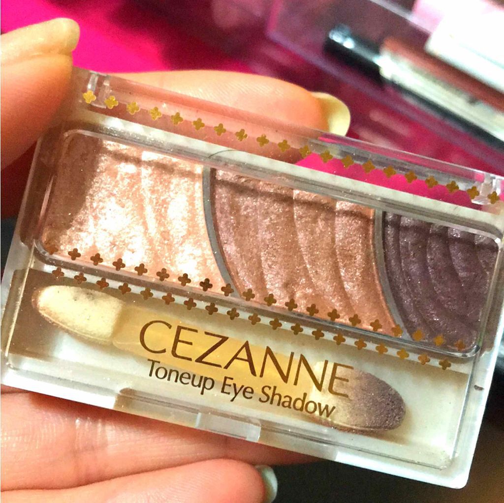 トーンアップアイシャドウ/CEZANNE/アイシャドウパレットを使ったクチコミ(1枚目)