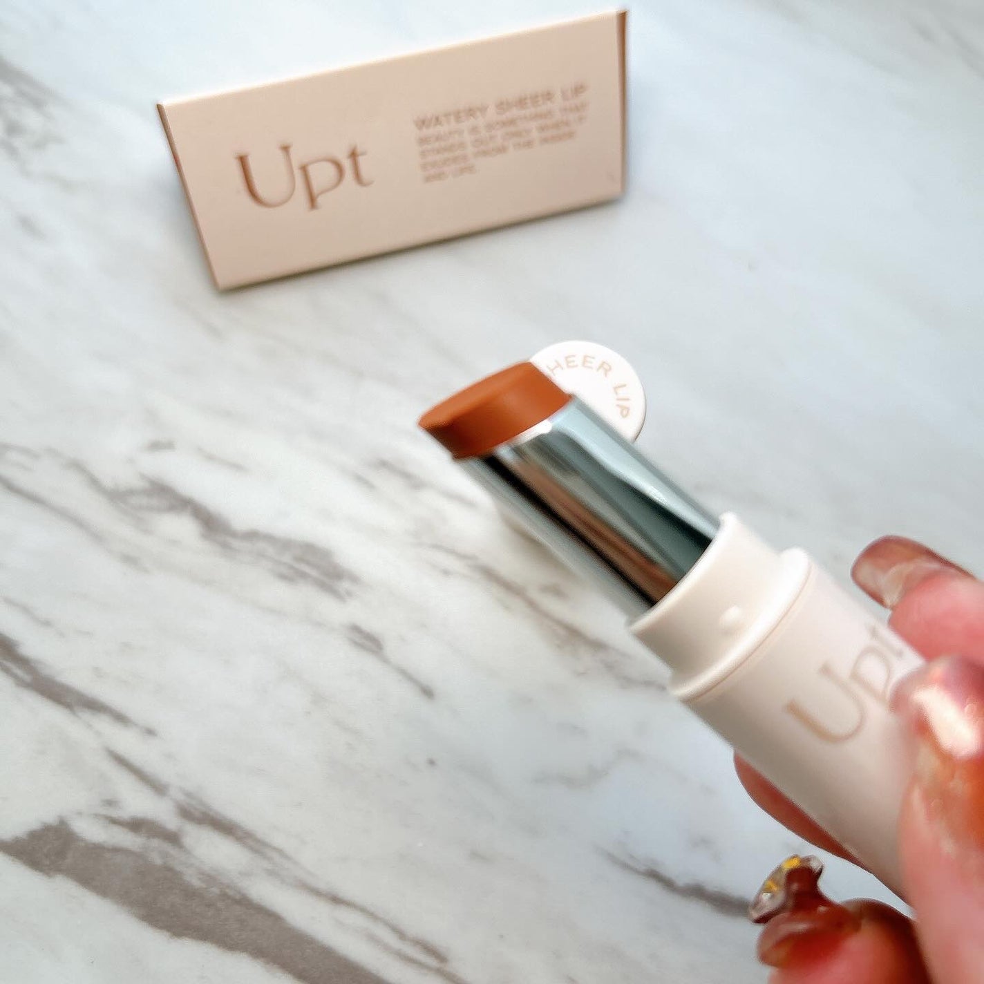 Upt WATERY SHEER LIP /Upt/口紅を使ったクチコミ(2枚目)