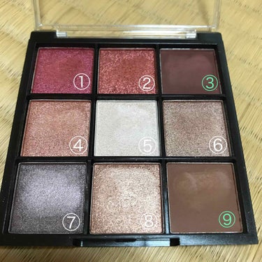 UR GLAM　BLOOMING EYE COLOR PALETTE/U R GLAM/アイシャドウパレットを使ったクチコミ（3枚目）