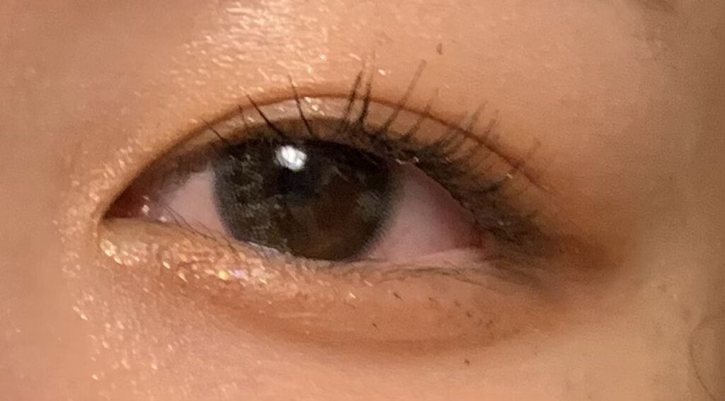 リキッド グリッター シャドウ/rom&nd/グリッターを使ったクチコミ（1枚目）