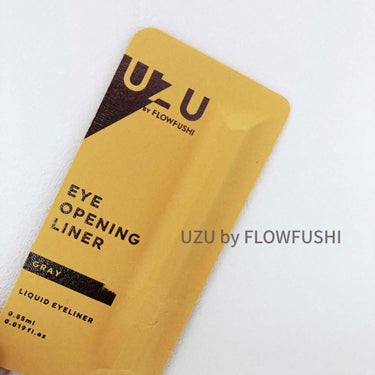 EYE OPENING LINER/UZU BY FLOWFUSHI/リキッドアイライナーを使ったクチコミ（1枚目）