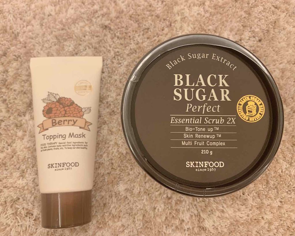ベリー トッピングマスク/SKINFOOD/洗い流すパック・マスクを使ったクチコミ（1枚目）
