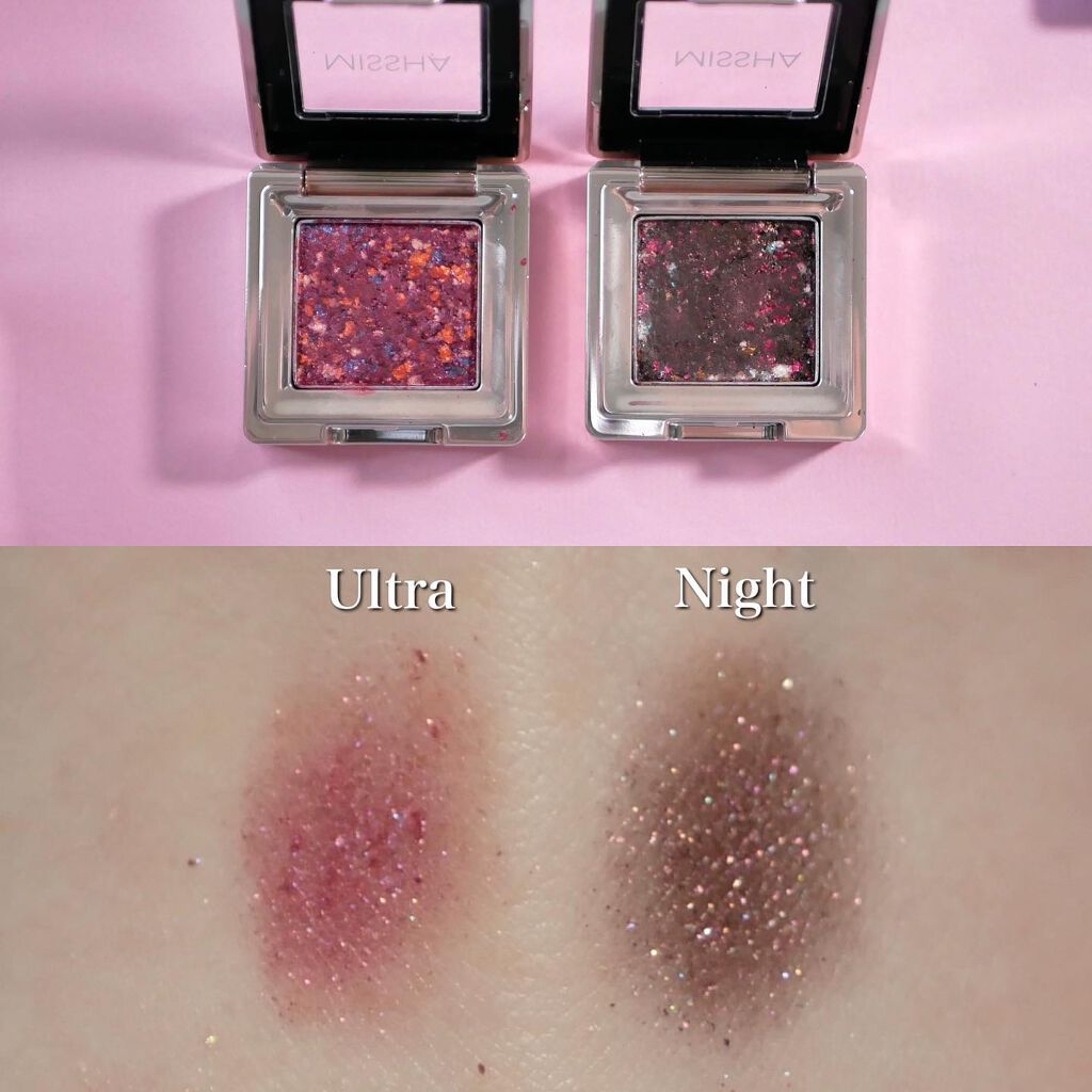 グリッタープリズム　メタル/MISSHA/単色アイシャドウを使ったクチコミ（3枚目）