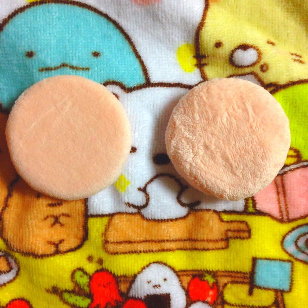 コットンパフ3P パウダー用58㎜/DAISO/パフ・スポンジを使ったクチコミ（2枚目）