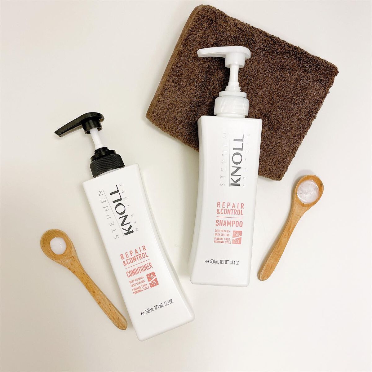リペアコントロール シャンプー W/コンディショナー W コンディショナー本体 500ml/スティーブンノル ニューヨーク/市販シャンプーを使ったクチコミ（1枚目）
