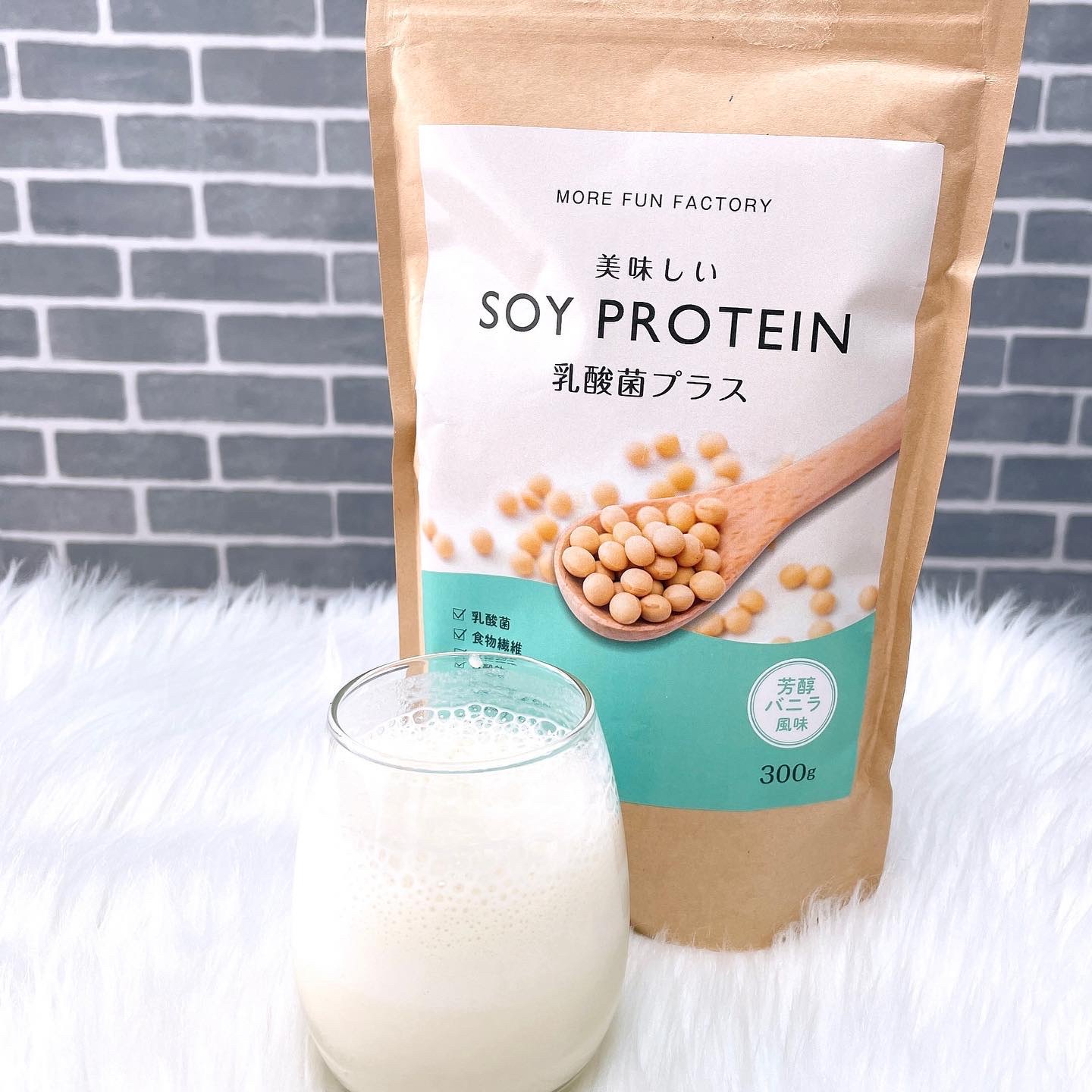 美味しいSOY PROTEIN乳酸菌プラス/MORE FUN FACTORY/ソイプロテインを使ったクチコミ（3枚目）