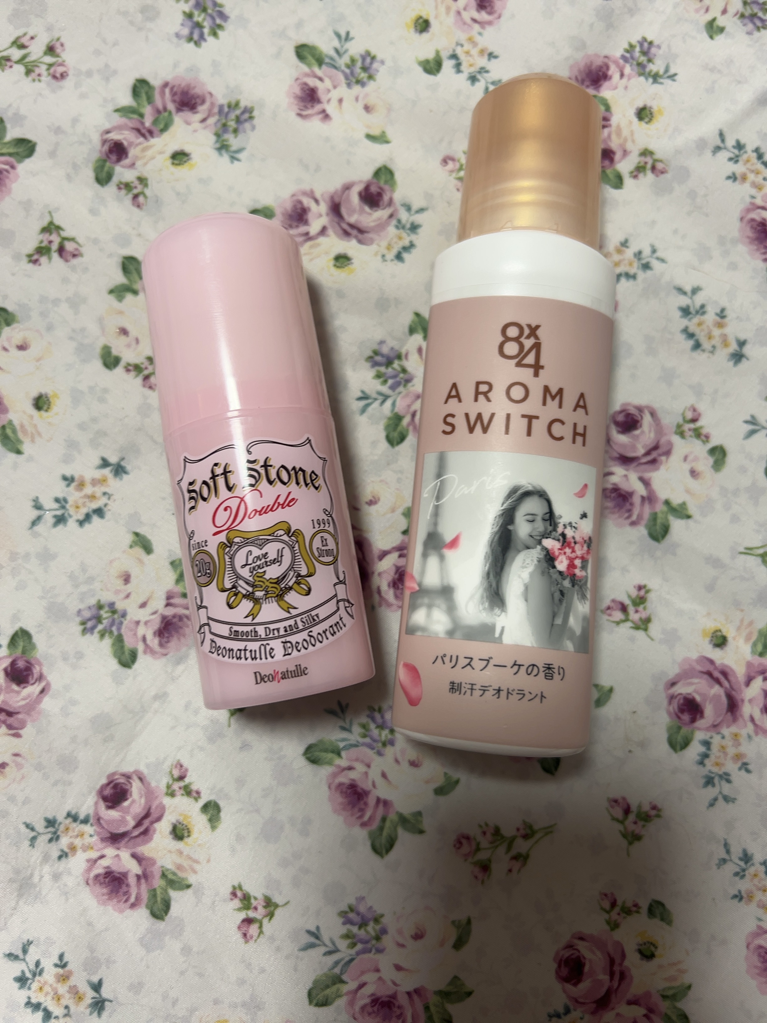 8x4 アロマスイッチ ロールオン パリスブーケの香り/８ｘ４/デオドラント・制汗剤を使ったクチコミ（1枚目）