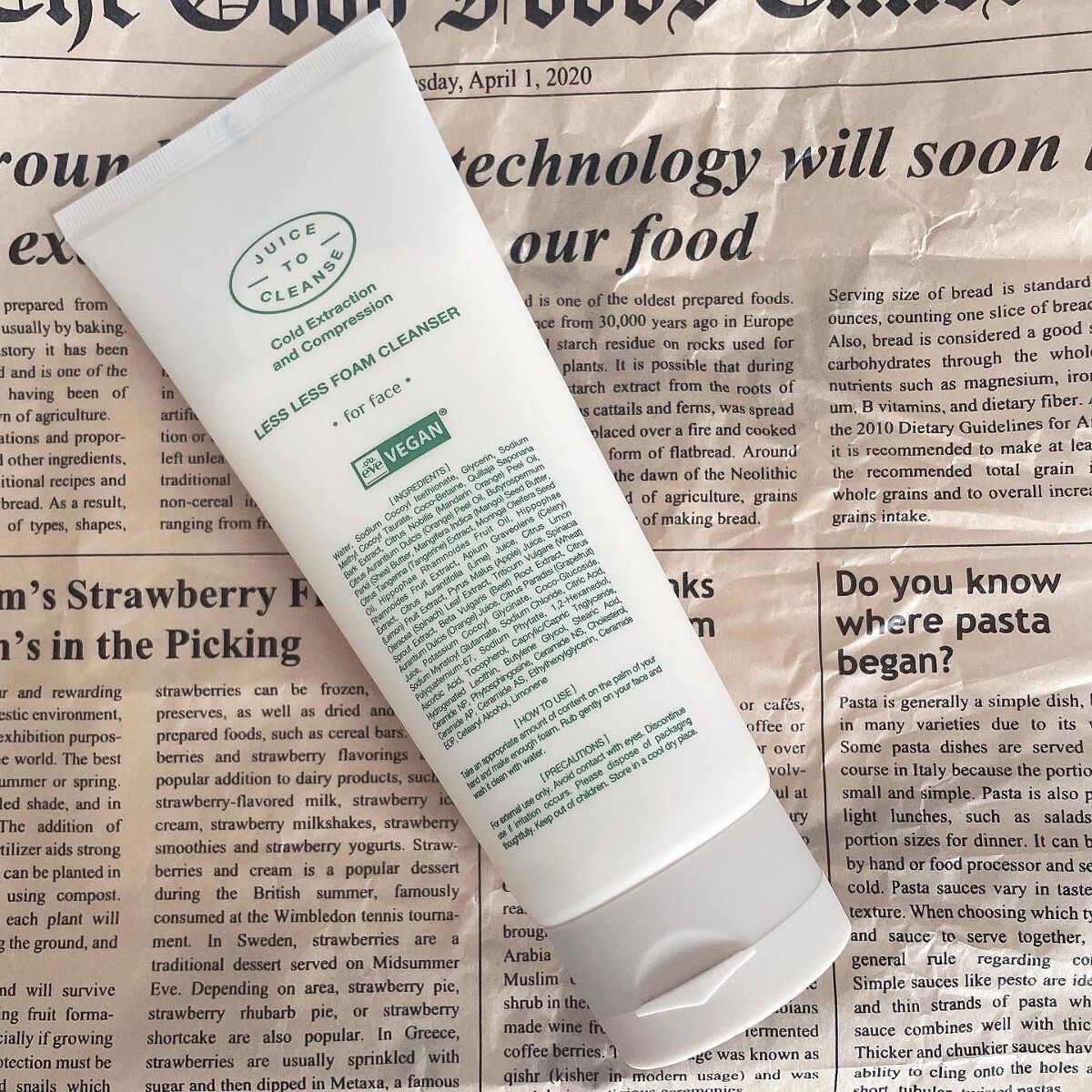 レスレスフォームクレンザー/JUICE TO CLEANSE/洗顔フォームを使ったクチコミ(1枚目)