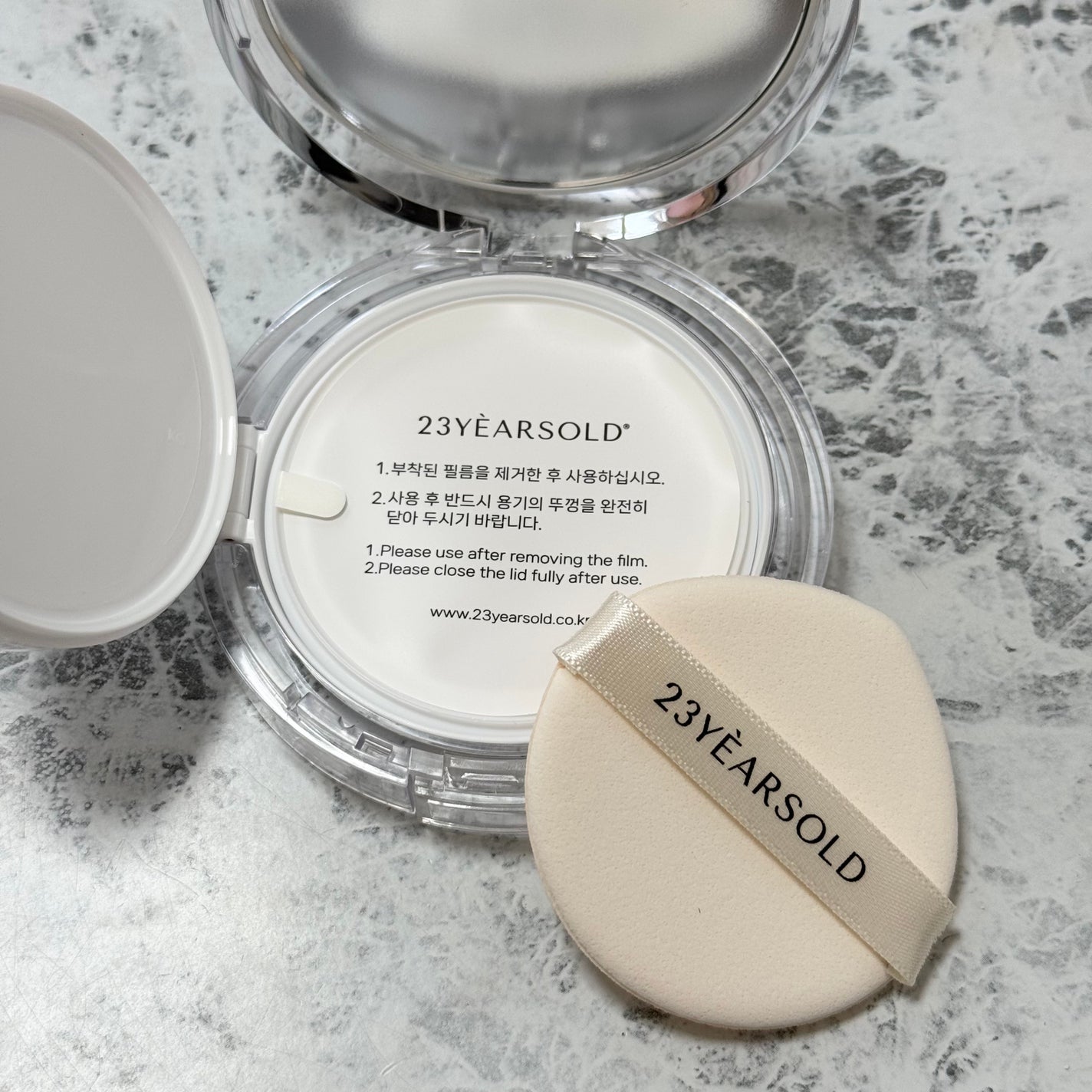 ハートリーフシーンカバークッション/23years old/クッションファンデーションを使ったクチコミ(2枚目)