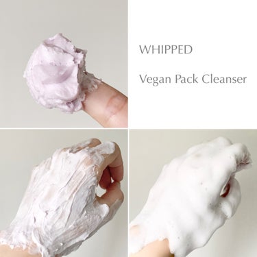ヴィーガンパッククレンザー/WHIPPED/洗顔フォームを使ったクチコミ（4枚目）